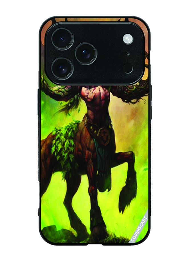 COVERSCART Protective Case Cover For Apple iPhone 17 Pro Max Man And Horse Design Multicolour