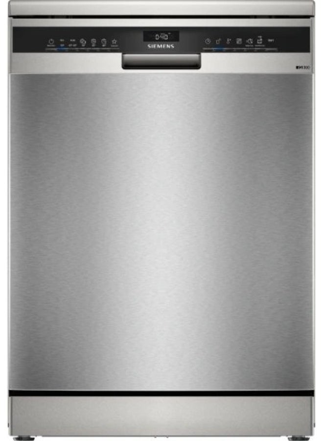 Siemens Dishwasher iQ300 14 Place Settings Dishwashers, 60cm Dishwasher, German Engineering Dishwasher Machine, Silver, SN23HI25MM SN23HI25MM silver