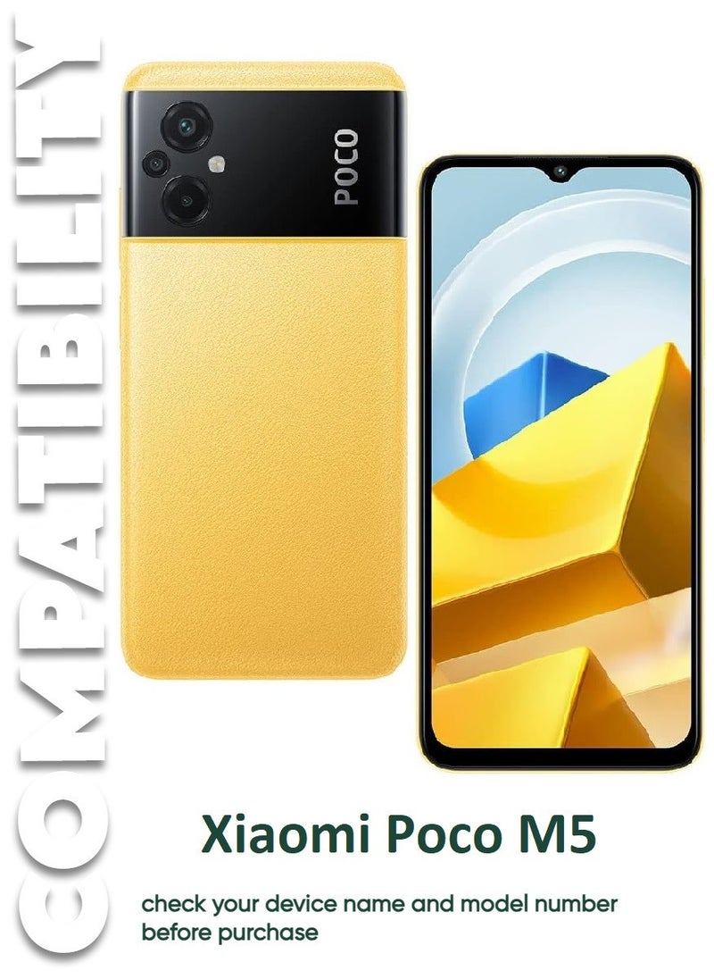 ACLIX 5 Pieces Antistatic ESD Dustproof Premium Quality High Definition Tempered Glass Screen Protector Designed For Xiaomi Poco M5 - Image 3