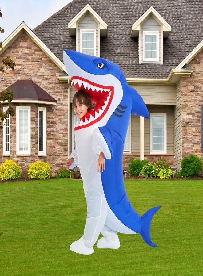 One Casa Blow Up Party Costume,Inflatable Costumes for Kids, Full Body Shark Costume,Halloween Costumes for Boys Girls (8-10YRS) - Image 3