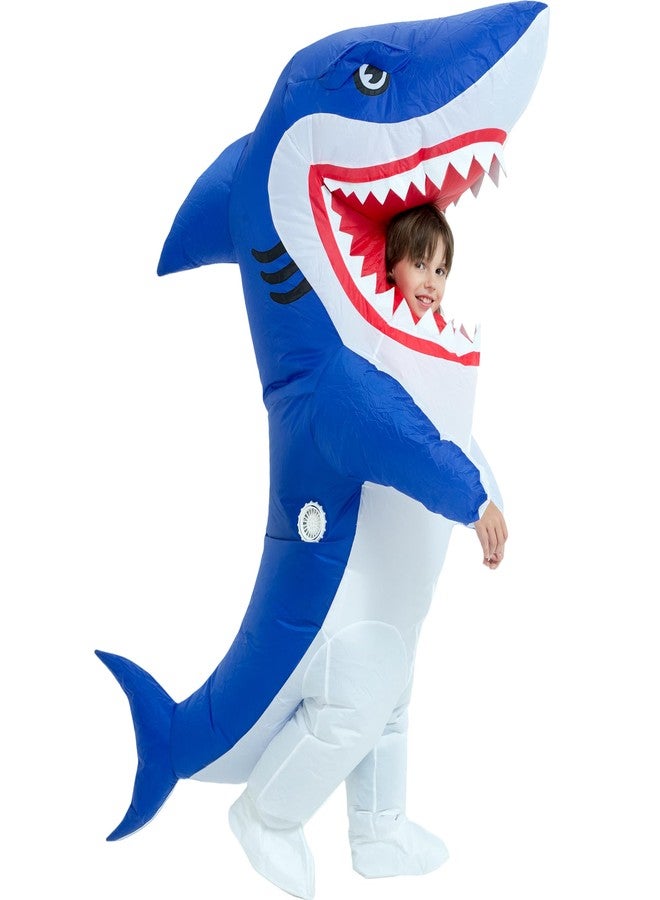 One Casa Blow Up Party Costume,Inflatable Costumes for Kids, Full Body Shark Costume,Halloween Costumes for Boys Girls (8-10YRS) - Image 1