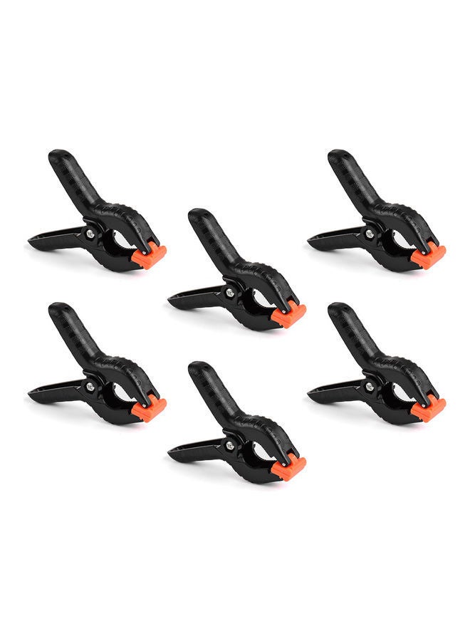 NIBEMINENT Set Of 6 Backdrop Spring Clamp Clips Black - Image 4