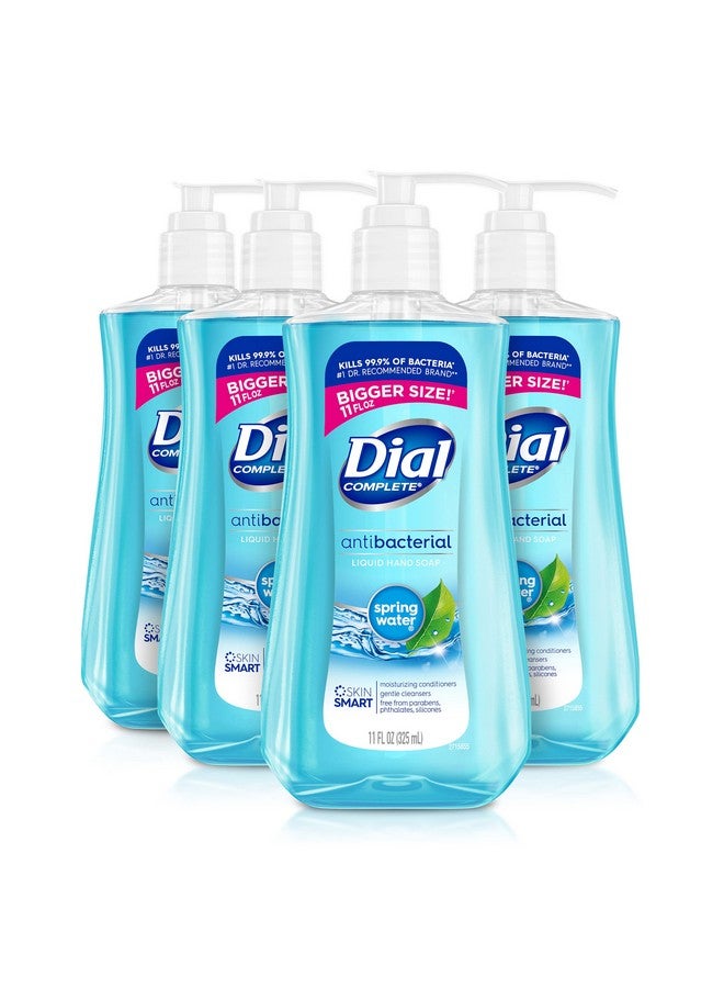 Dial Complete Antibacterial Liquid Hand Soap Spring Water 11 Fl Oz (Pack Of 4) - Image 1