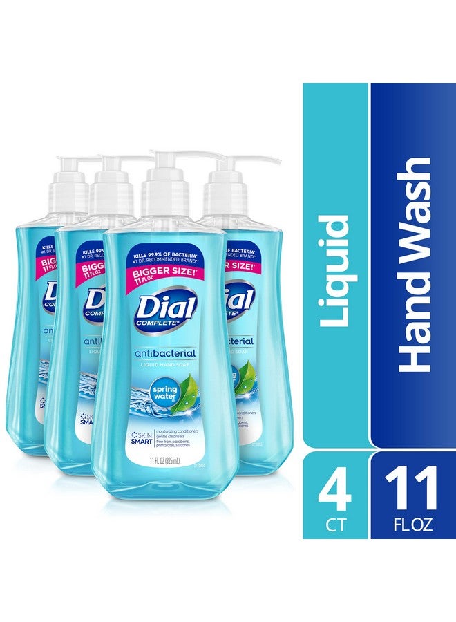 Dial Complete Antibacterial Liquid Hand Soap Spring Water 11 Fl Oz (Pack Of 4) - Image 3