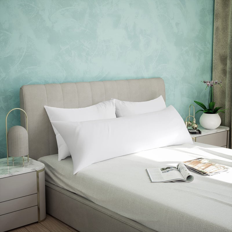 Utopia Bedding Waterproof Pillow Protectors Zippered Body Size (2 Pack, White), Zippered Pillowcases, Bed Bug Proof Pillow Encasement Covers 20 x 54 Inches - Image 5