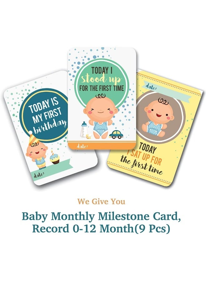 Custom Catch Baby Milestone Blanket | 1 to 12 Months | Best for Newborn Boy & Girl, Multicolor, Cotton, Skin Friendly - Image 5