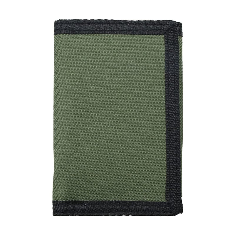 NEICY RFID Blocking Canvas Wallet for Men and Women - Camo Trifold Outdoor Sports Wallets with Magic Sticker for Teen Kids (Green) - Image 1