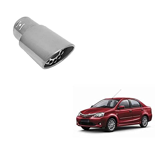 Supremechoice Car A1 Quality Single Oval Pipe Car Exhaust Silencer Tipe Chrome For Tata Indica Vista - Image 3