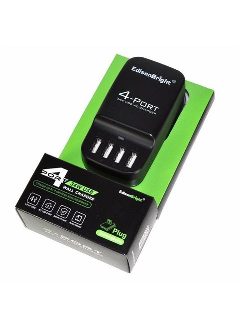 Fenix are-X1 18650/16340 Battery Charger and EdisonBright EB-4U 4-Port USB Charging Station Bundle
