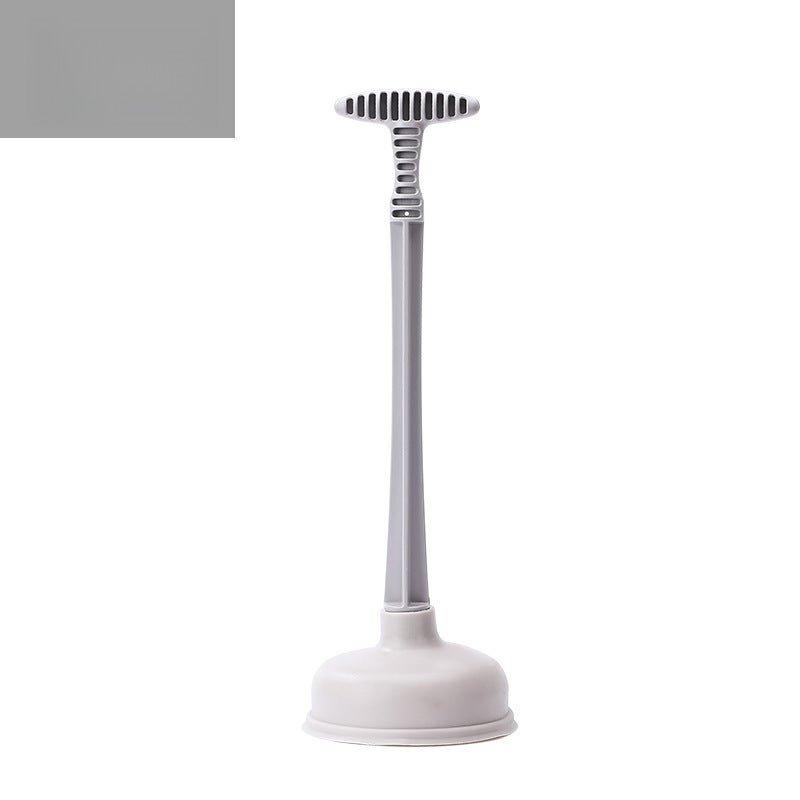 Generic Heavy-Duty Toilet Plunger Home Drain Unblocker Toilet dredge Gray 