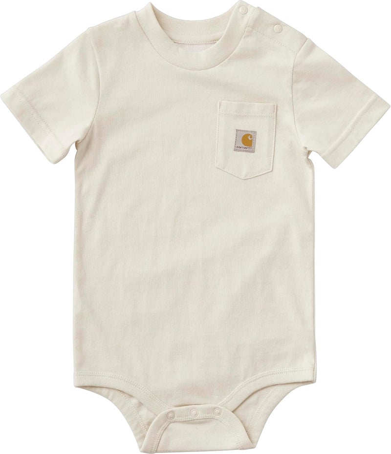 Carhartt Unisex Baby Short-sleeve Pocket Bodysuit Baby and Toddler T-Shirt Set - Image 1