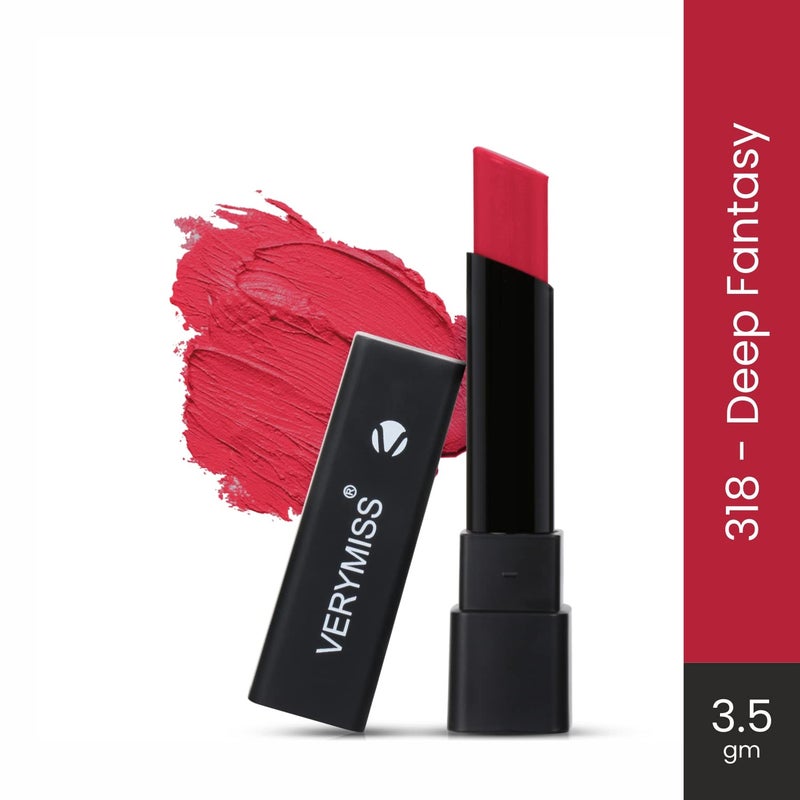 Verymiss Ultra Rich Matte Lipstick Long Wearing Formula High Color Payoff Vegan 35 gm 318 Deep Fantasy - Image 2