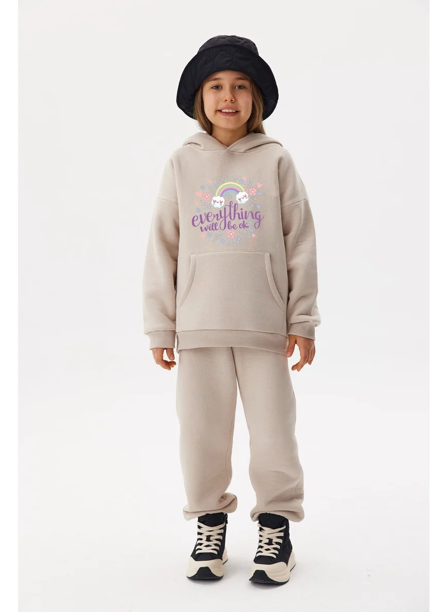 Ada Bebek Çocuk Oversize Cotton Everything Will Bottom Top Set