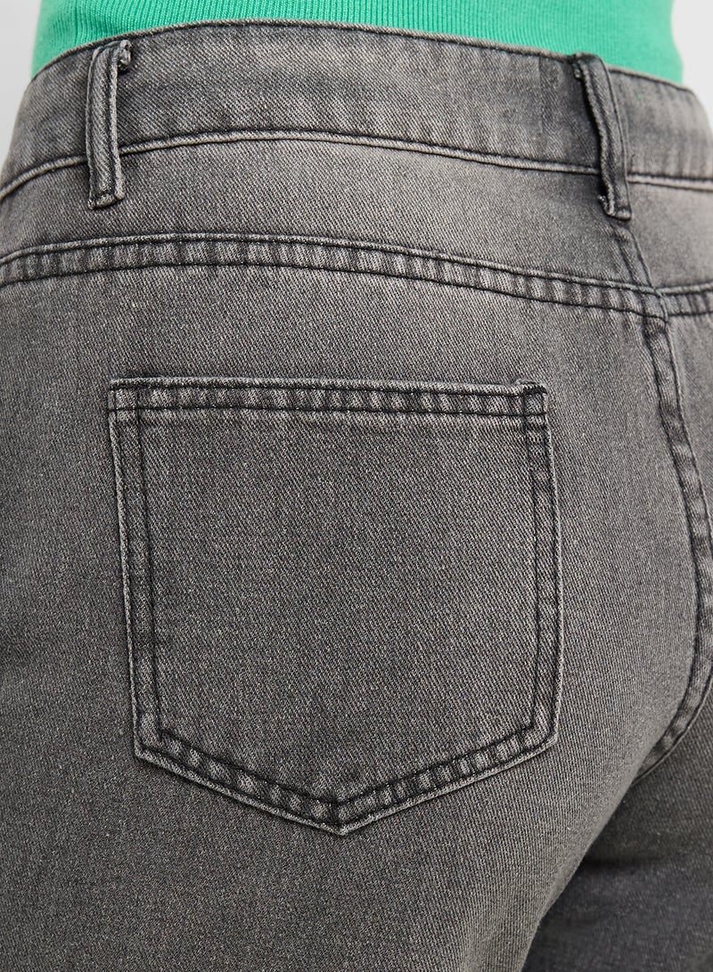 Ginger High Waisted Jeans With Flared Leg  - Image 5