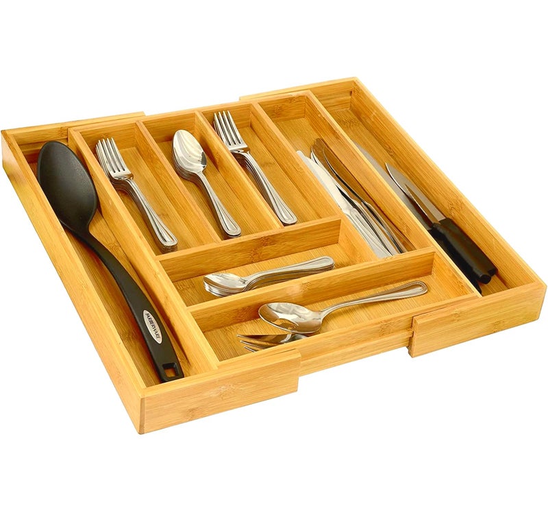 Home-it Expandable Cutlery Drawer - made for Utensil Organizer - Flatware Dividers Kitchen Holder - Image 4