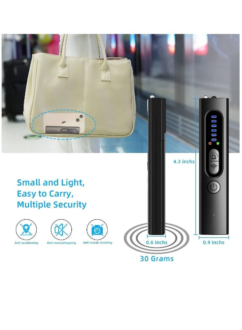 ZOOMEE Hidden Camera Detector Anti Spy Detector Hidden Devices Spy Camera Bug RF Listening Device Car GPS Tracker Detector For Home Office Travel Car - Image 4