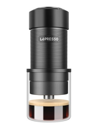 Black - Hand Press Espresso Maker