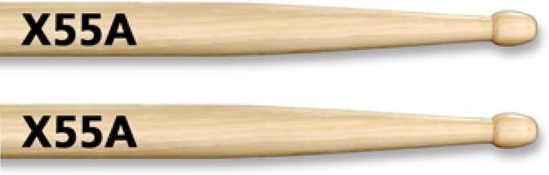 فيك فيرث - عصي طبل إكستريم American Classic® X55A - خشب هيكوري أمريكي - طرف خشبي - Image 1