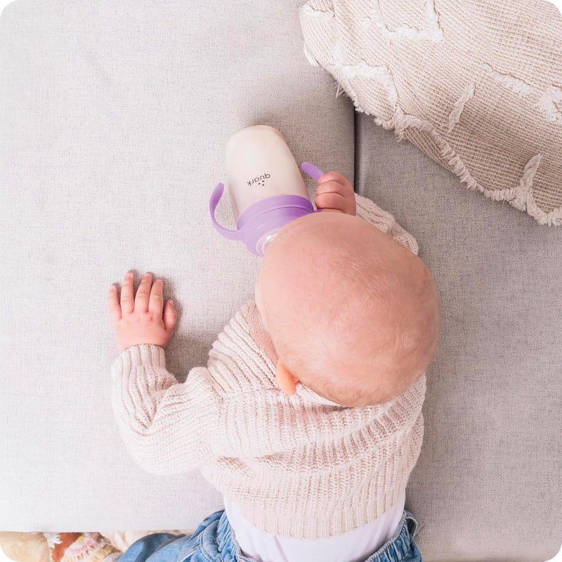Quark BuubiBottle Sip Toddler Sippy Cup - Purple - Image 2
