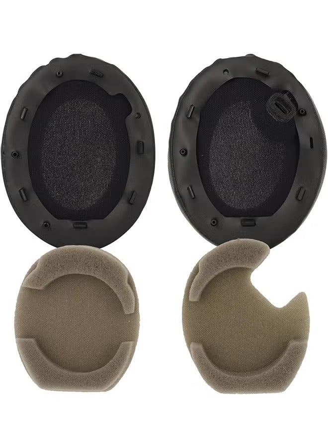 Replacement Earpads for Sony WH-1000XM4 (WH1000XM4) Headphones Ear Pads Cushions with Noise Isolation Foam Added Thickness Without Affecting Sensor (Black) - Image 3