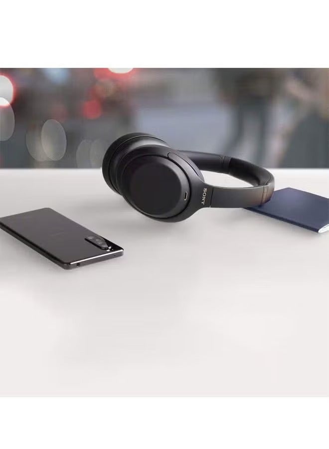 Replacement Earpads for Sony WH-1000XM4 (WH1000XM4) Headphones Ear Pads Cushions with Noise Isolation Foam Added Thickness Without Affecting Sensor (Black) - Image 4