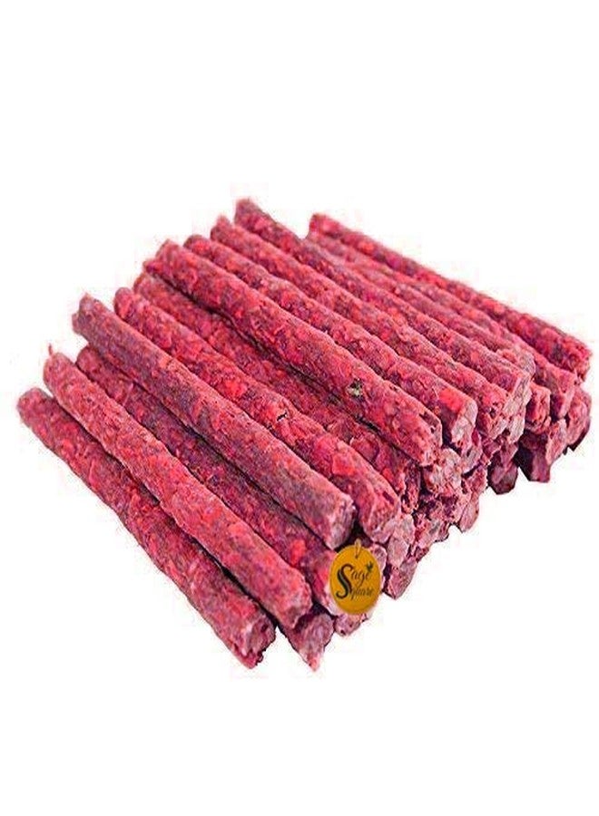 سايج سكوير سيج سكوير، مكافآت مضغ للكلاب لجميع مراحل الحياة، مكافآت أسنان لذيذة بنكهة لحم الضأن، أعواد حمراء (1 كجم) - Image 1