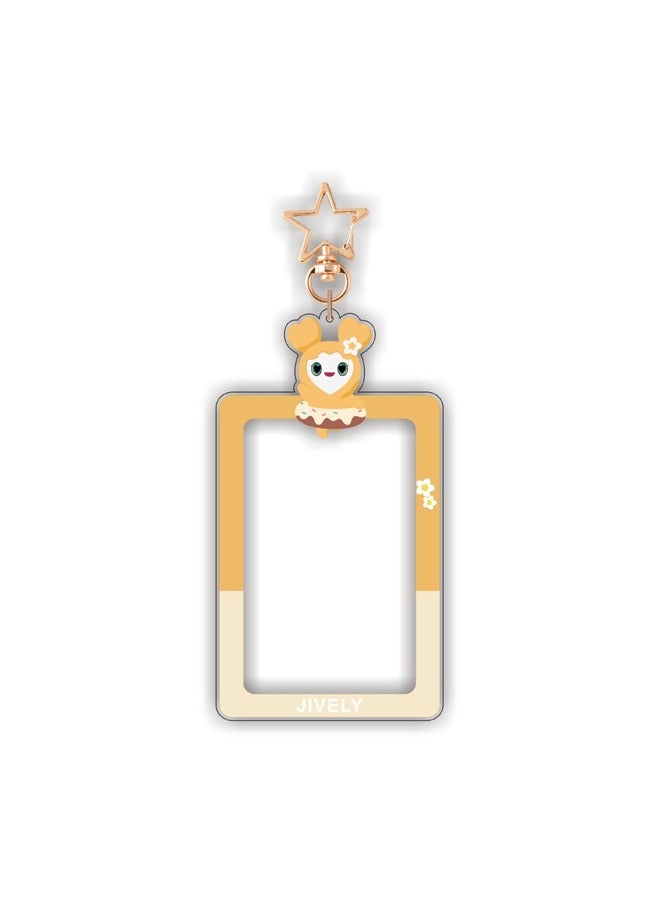 TWICE Acrylic Keychain Cartoon Photo Frame Pendant Photo Card Storage Card Holder
