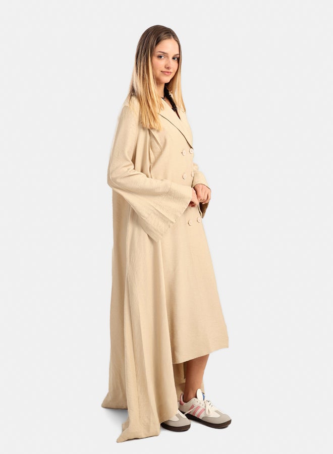 Carina Double-Breasted Trench Cardigan - Image 1