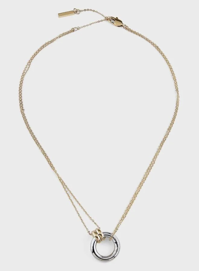 CALVIN KLEIN Necklace in Two-Tone with Charms