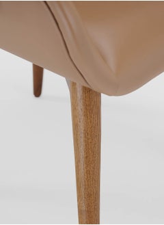 AL HUZAIFA FURNITURE Urban 2 Tone Dining Armchair, In Micro Fiber Leather  - Image 5
