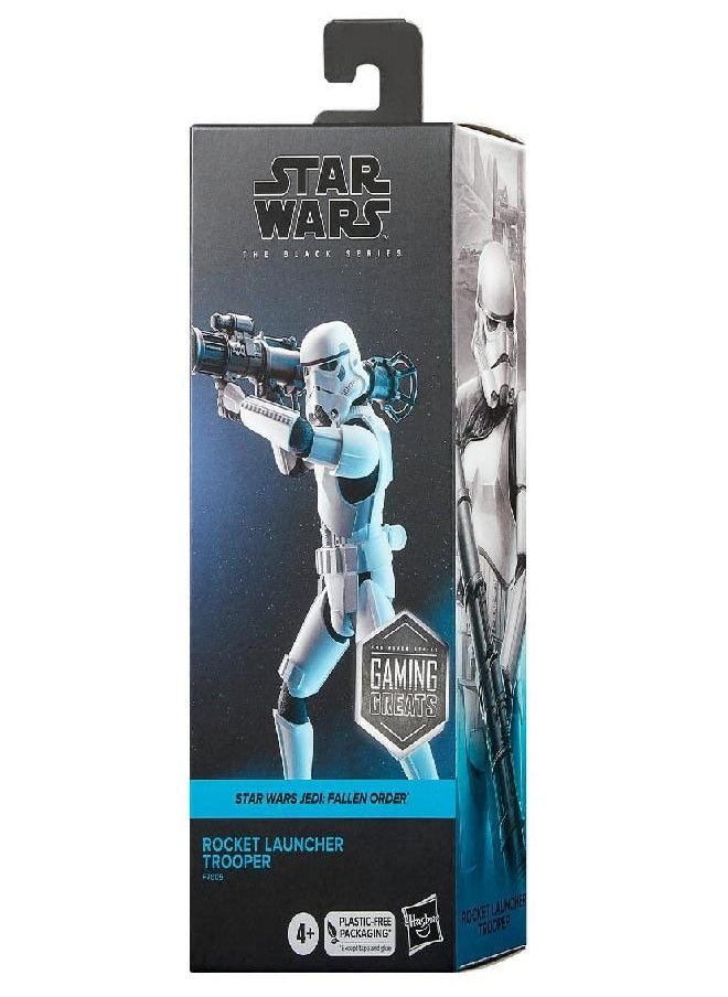 HASBRO - GAMING - Star Wars The Black Series Rocket Launcher Trooper from Jedi: Fallen Order 6-Inch Collectible Action Figures, Ages 4 and Up (F7005) - Image 1
