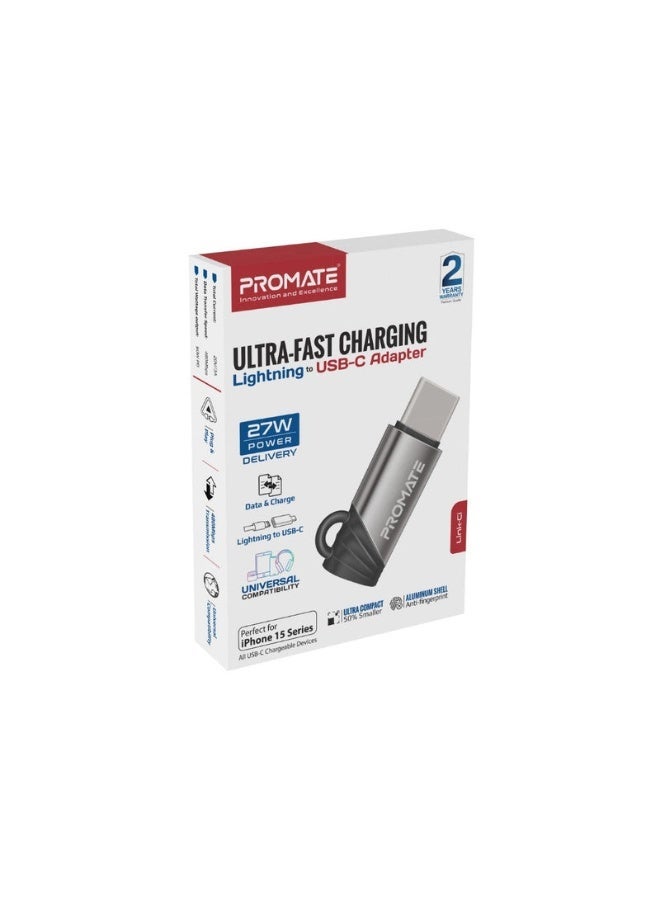 Promat Promate Link-Ci Ultra-Fast Charging Lightning to USB-C Adapter  - Image 2
