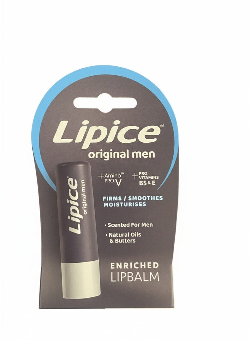 lipice Original Men Lip Balm 4.8g – Soothing Protection for Dry Lips - Image 1