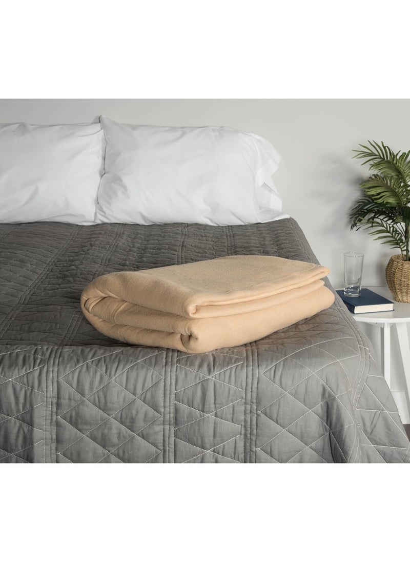 BSB HOME® 220 GSM Premium Plush Single Blanket for Bed, Sofa, Couch, Travel and Camping AC Blanket | 150 x 220 cm | Beige | SOLID POLO BLANKET - pzsku/ZDD6CCA5B158AAA84816AZ/45/_/1729336827/afcaad2e-eb3c-4c2b-bfab-df5ed69163e1