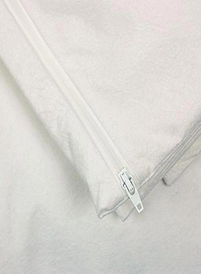 Eco Living Friendly Evolon Pillow Protector | 2 Pack Standard Zippered Encasement | Sleep Safe Zipper Cover - Image 3