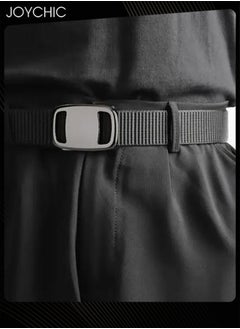 Joychic Stylish Casual Style Adjustable Nylon Belt for Men Lightweight And Durable Automatic Buckle Belt  - Image 2