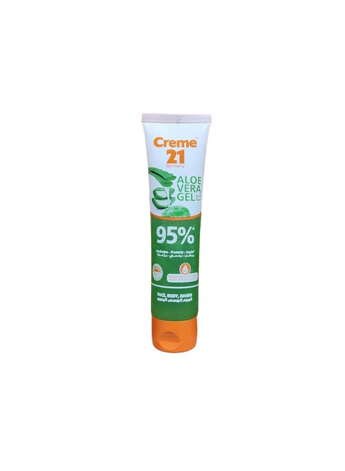 Aloe Vera Gel 95% Tube 100 ml By Creme 21