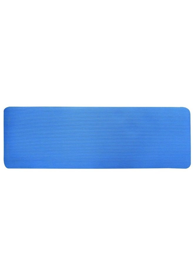 Generic - 10mm Thick Exercise Yoga Mat with Strap - Blue - Image 1