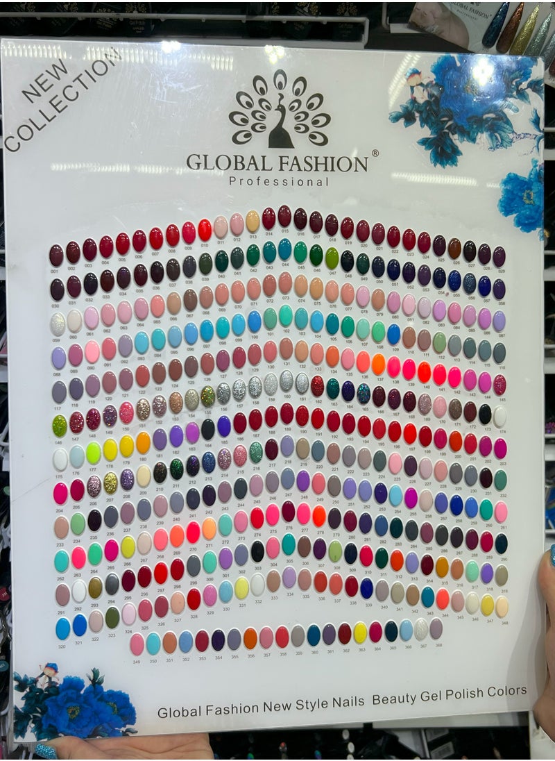 GLOBAL FASHION - Global Fashion Black Elite Gel Polish | 132 Colors of Long-Lasting Elegance - 8ml | 314 - Image 1