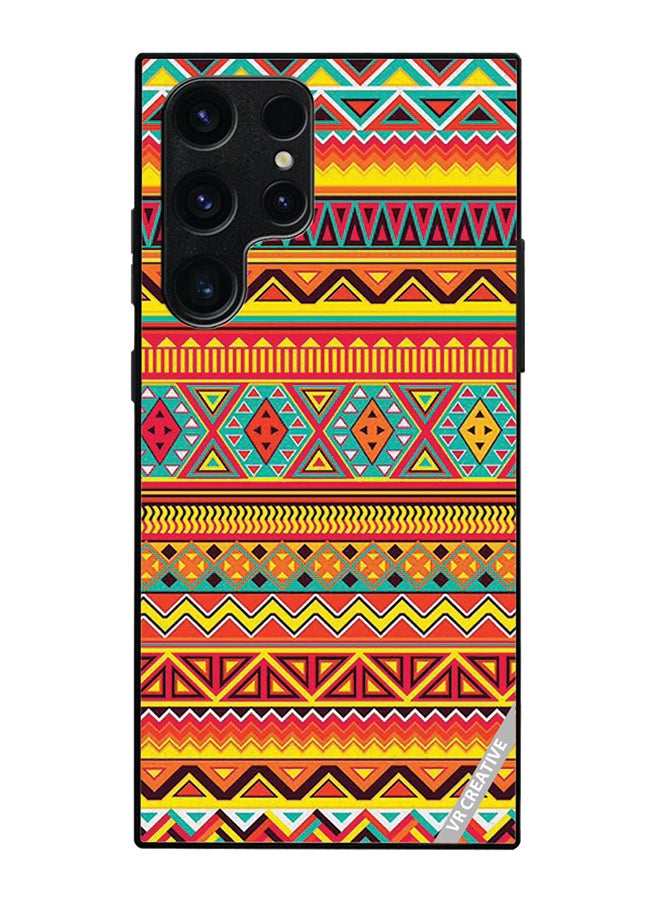 Protective Case Cover For Samsung Galaxy S25 Ultra Abstract Design Multicolour