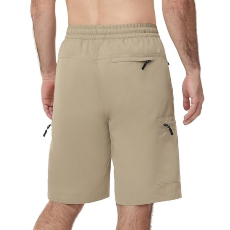 Zoofly Men's Cargo Shorts Outdoor Lightweight Summer Casual Bermuda Shorts with 5 Zipper Pockets - Image 2