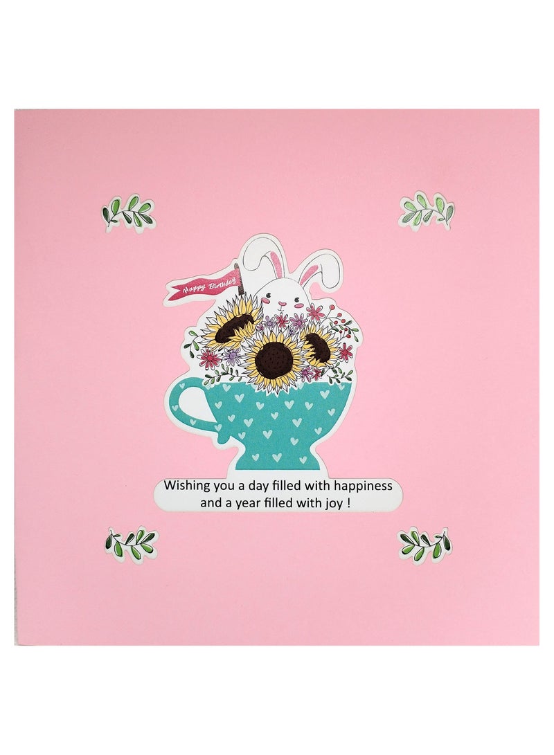Car full of Birthday gifts Pop Up Card / 3D Greeting Cards  - Image 1