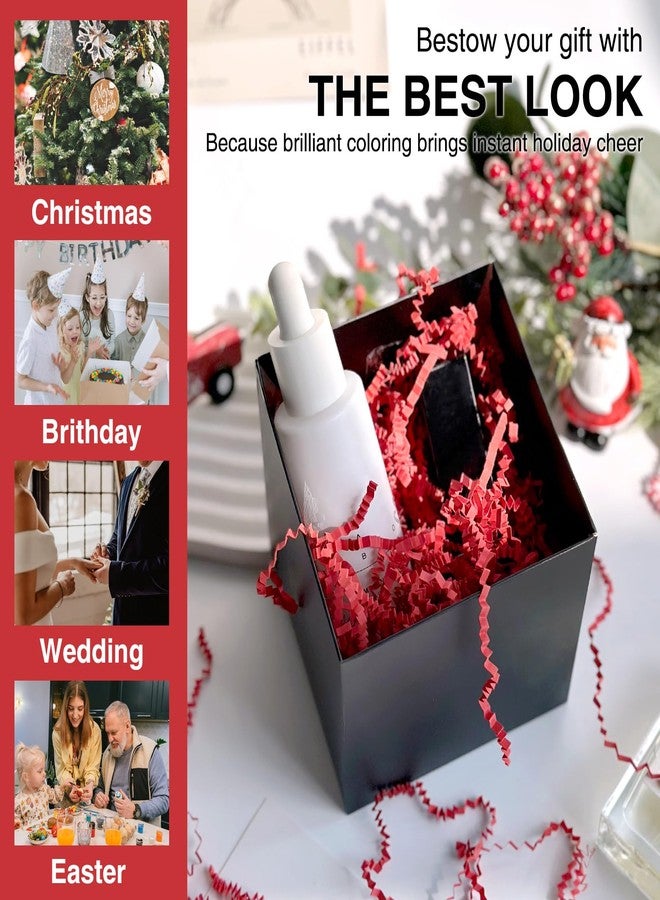 Corlcol 1LB Crinkle Cut Paper Shred Filler for Gift Box Bag and Basket On Holidays(Red) - Image 5