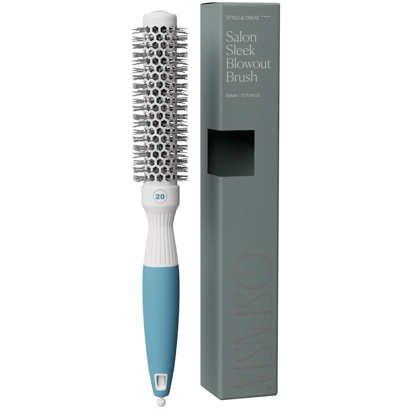 Osensia Small Round Brush for Precise Styling and Manageable Blowouts (0.75 inch) - Salon-Quality Tool for Wet or Dry Hair (Not Electrical) - Image 1