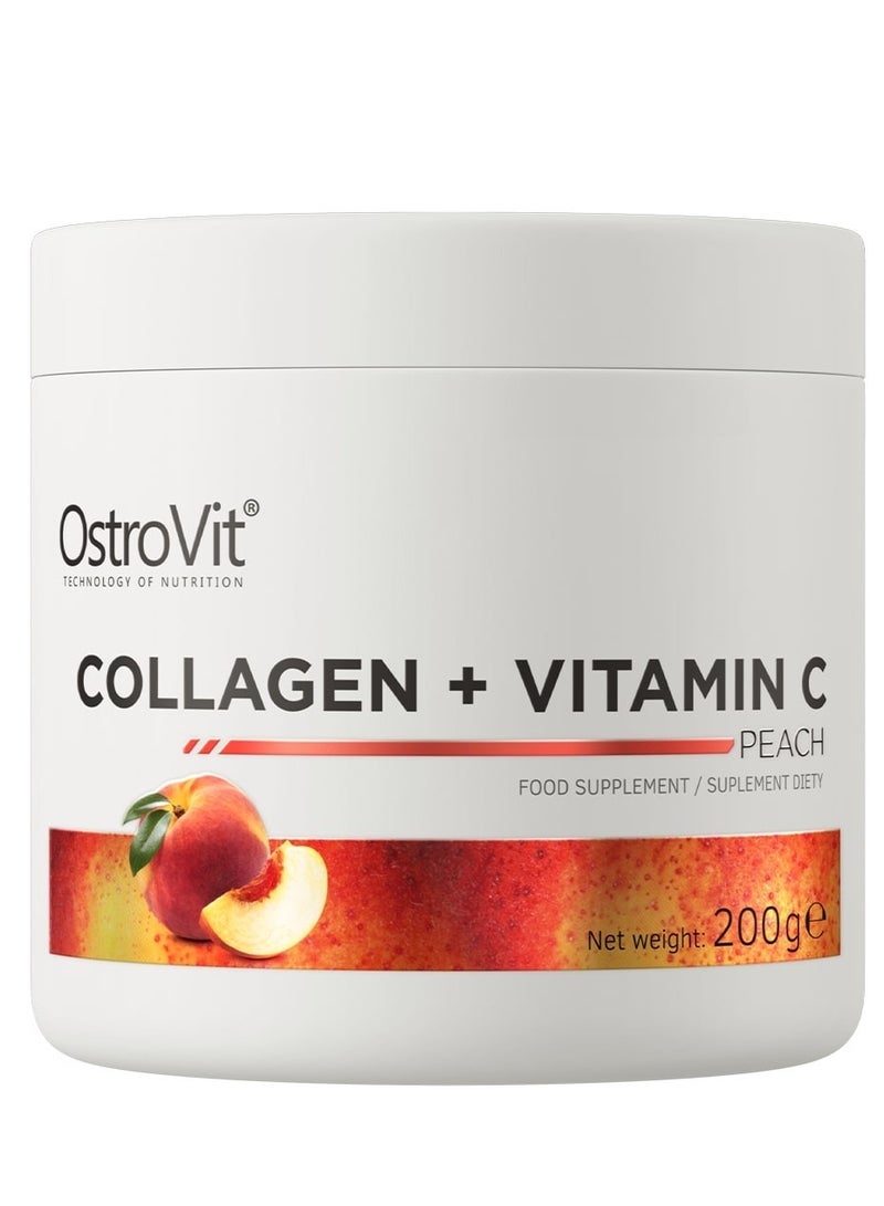 OstroVit Collagen + Vitamin C 200 G Peach 