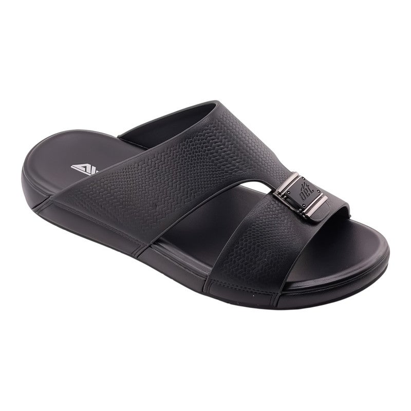 إيت صندل عربي يدوي الصنع للرجال من AET | شبشب رجالي خارجي | شبشب مفتوح من الأمام للاستخدام اليومي | جلد عربي أصلي مع ابزيم| تصميم عربي جديد | نعل داخلي مطابق للون| مريح وخفيف الوزن - Image 1