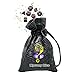 Haxtec Mystery Dice Bag With Metal Dice Set Dragon Eye Dice Pouch Drawstring PU Leather Dice Holding DD Dice Compatible with Dungeons and Dragons Accessories and Coins DND Gifts Stocking Stuffers - Image 2