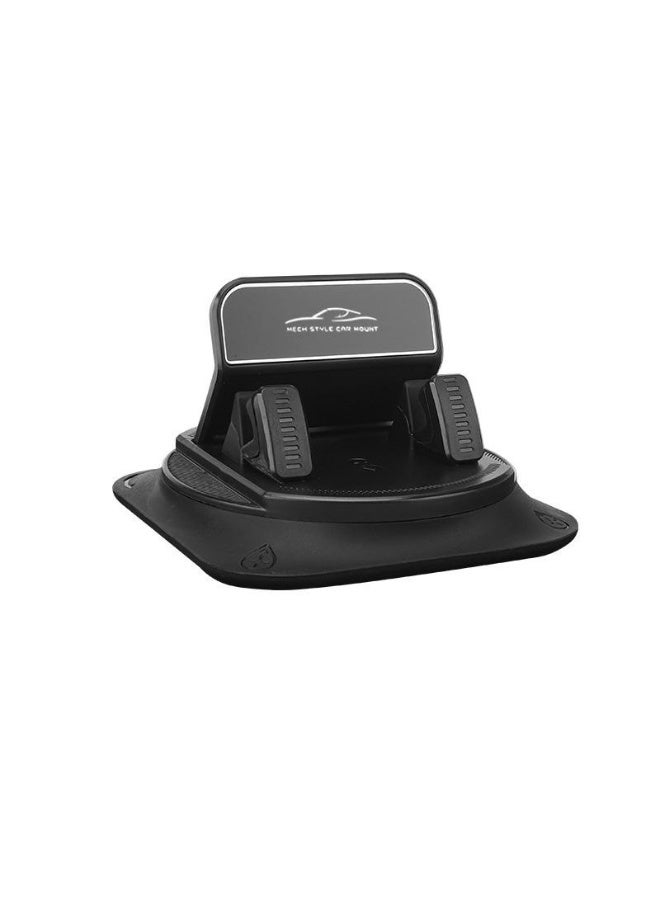 Car phone holder 360 degree rotation, suitablefor car navigation in-car dashboard, horizontaland vertica screen adjustment angle,suctioncup fixed non-slip mobile phone holdersuitable for iPhone and Android - Image 2