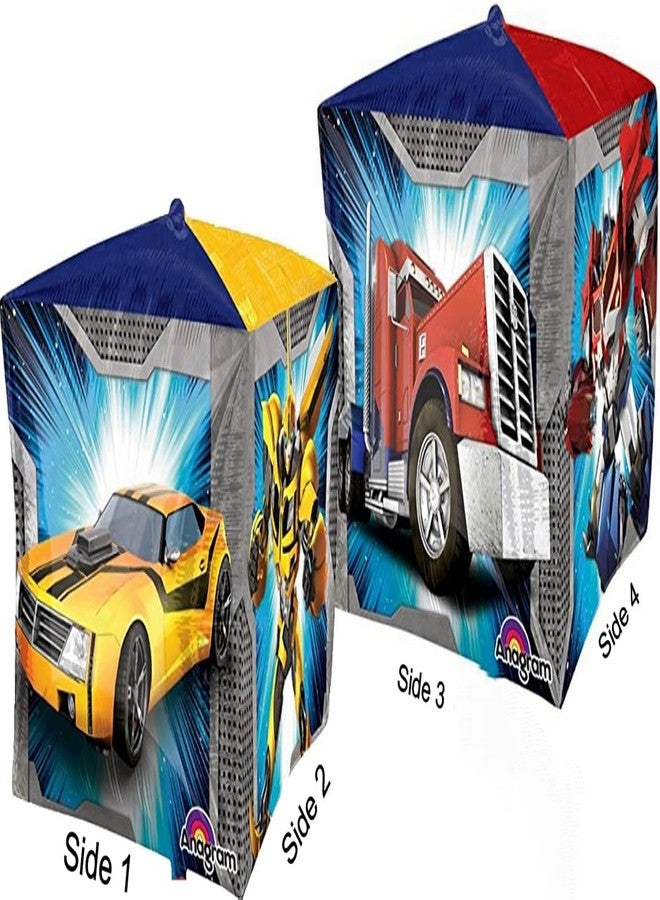 أناجرام مستلزمات حفلات أعياد الميلاد من أناغرام: مكعبات وعصا سحرية مملوءة بالهواء، باقة بالونات ترانسفورمرز للزينة - Image 4