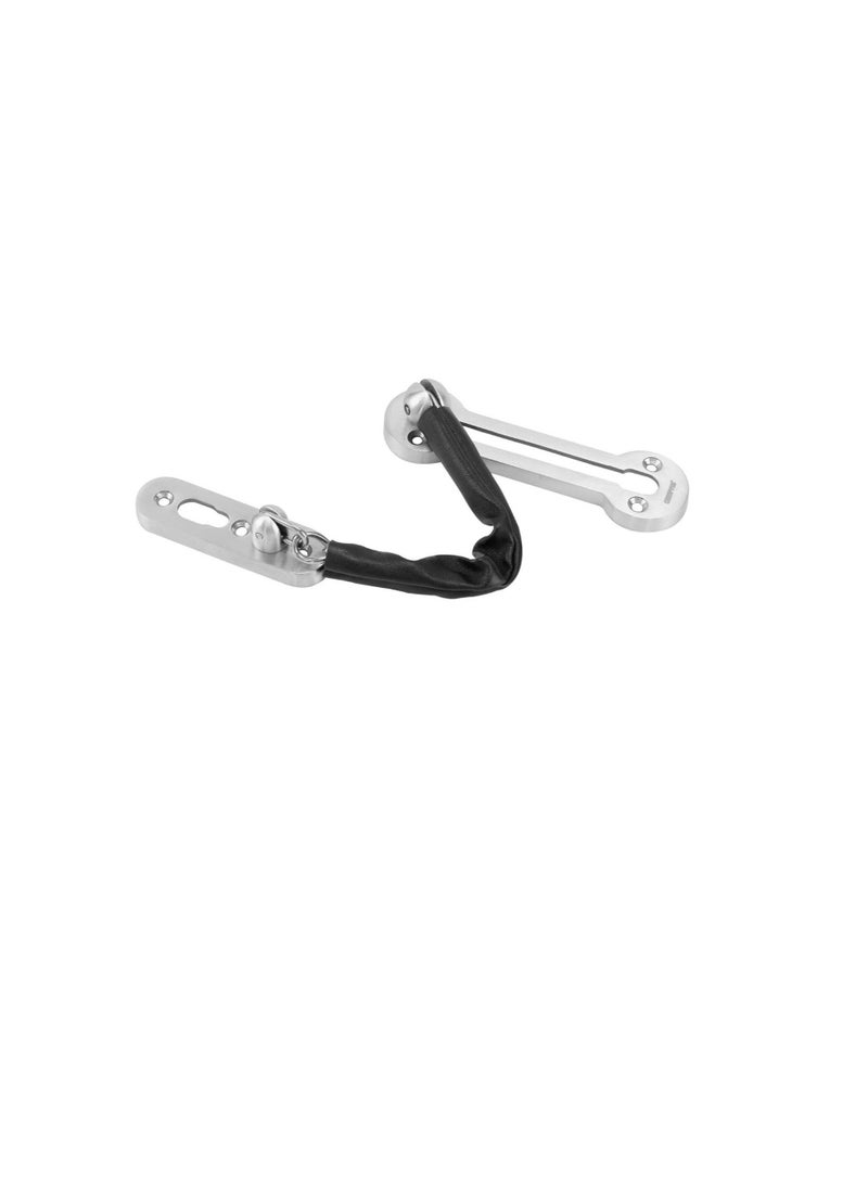 GEEPAS Geepas GHW65052 Door Chain - Stainless Steel Slide Bolt Door Chain, Latch Gate, Latches Safety Door Lock with Anti Theft Chain & Leather Cover | Child Safe | Ideal for Home, Office Front Door  - Image 3